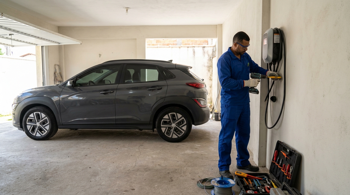 Instalação de Carregador de Carro Elétrico perto de mim em Diadema‑SP