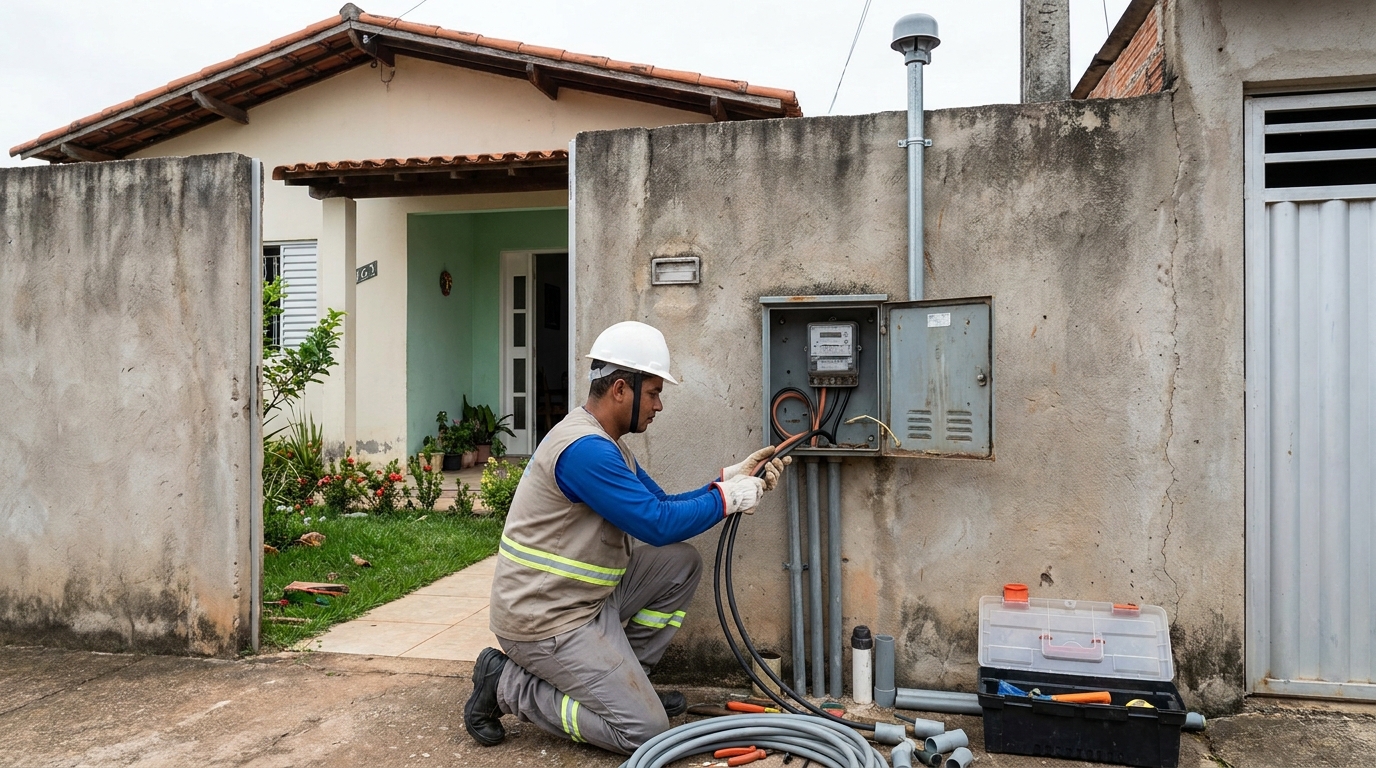 Instalacao de padrao de energia em Diadema‑SP